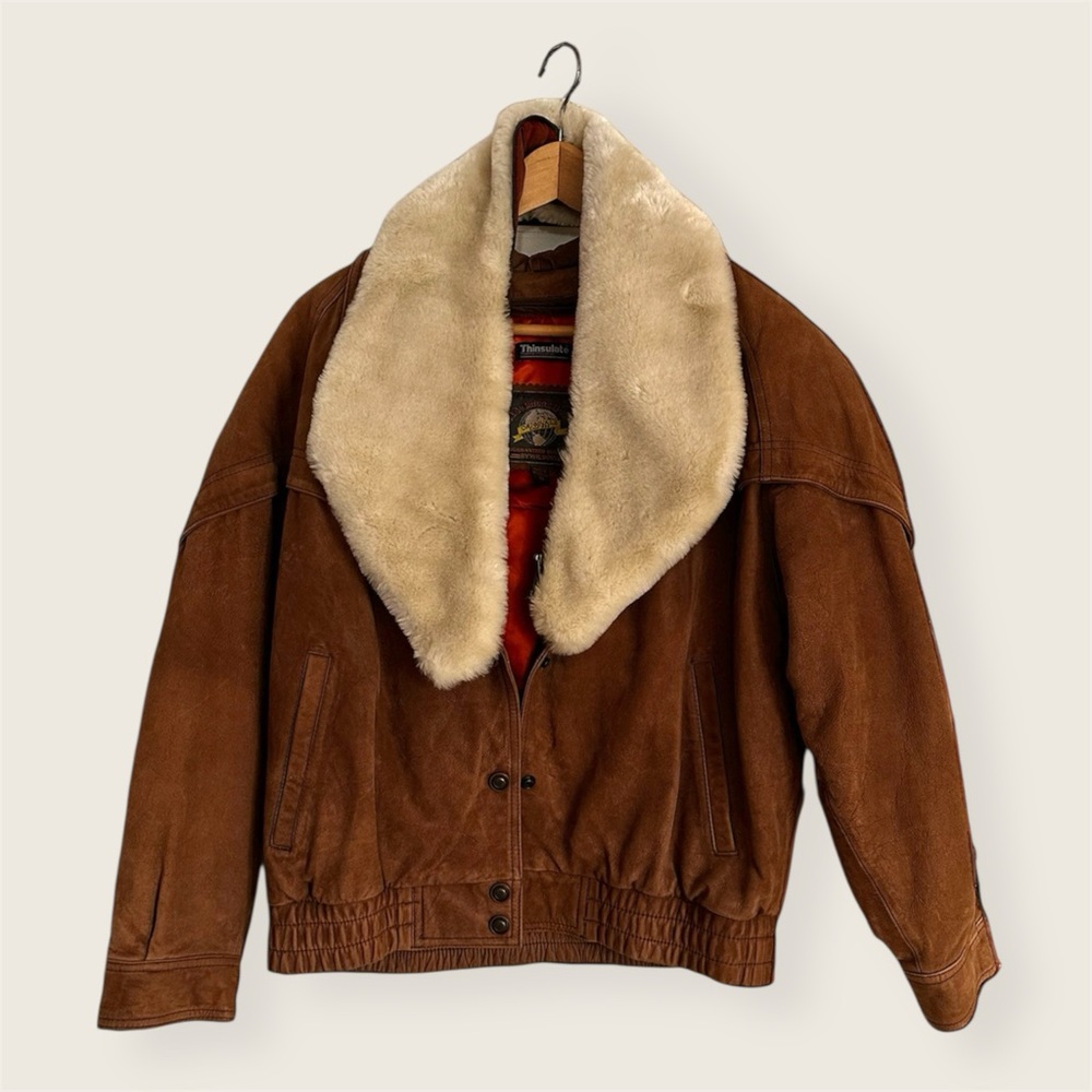Wilsons Leather Brown Bomber Jacket